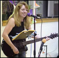 Elizabeth with guitar